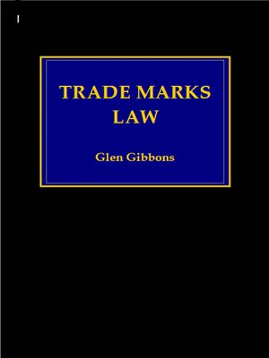 cover image of Trade Marks Law